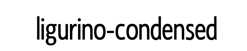 Ligurino Condensed