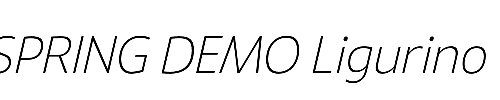  DEMO Ligurino El Italic