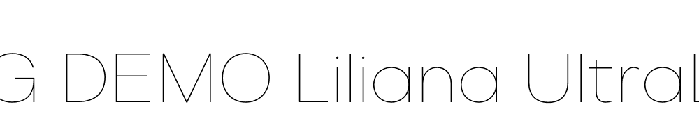  DEMO Liliana UltraLight Regular