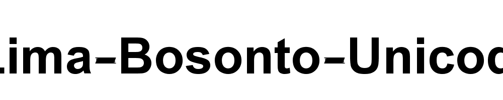 Lima-Bosonto-Unicode