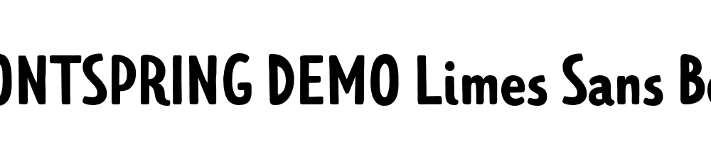  DEMO Limes Sans Bold