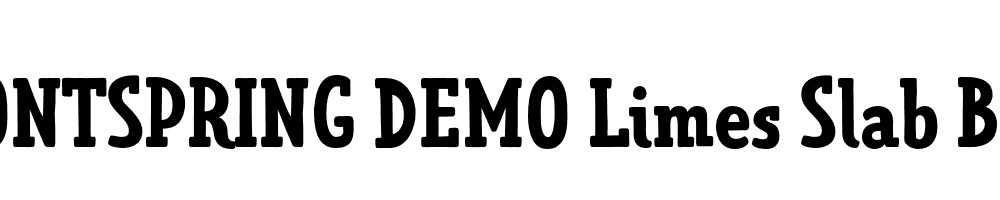  DEMO Limes Slab Bold