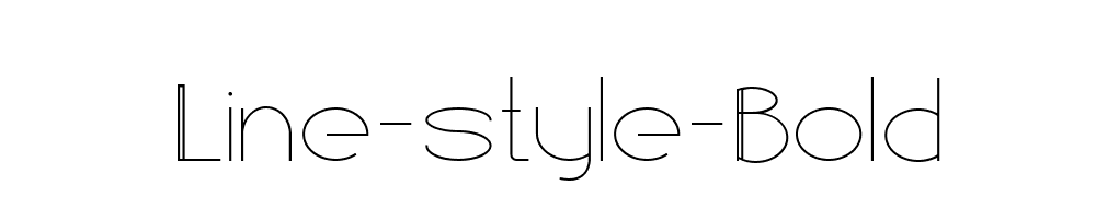 Line-style-Bold