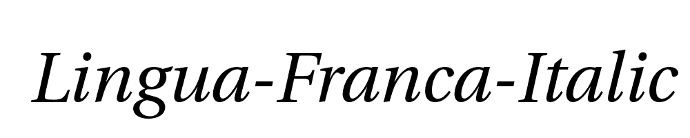 Lingua-Franca-Italic