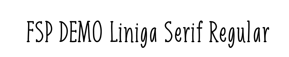 FSP DEMO Liniga Serif Regular