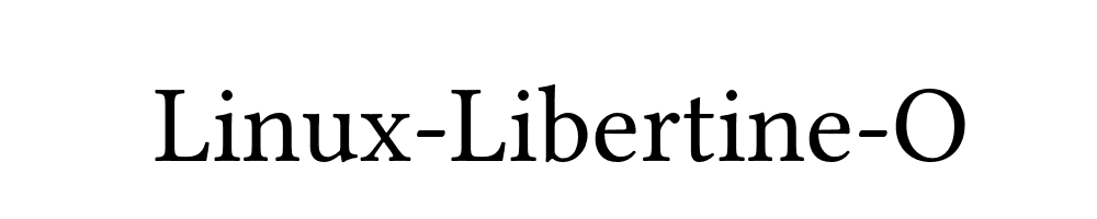 Linux-Libertine-O