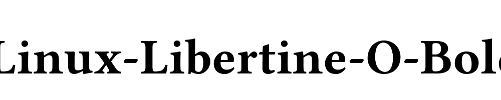 Linux-Libertine-O-Bold