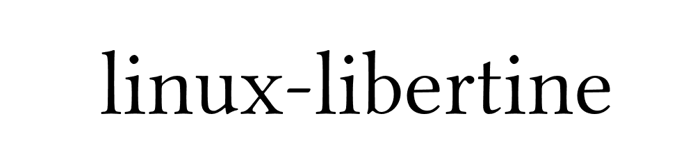 Linux Libertine