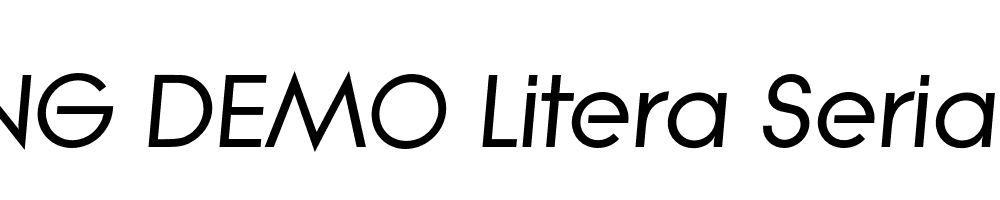  DEMO Litera Serial Bold Italic