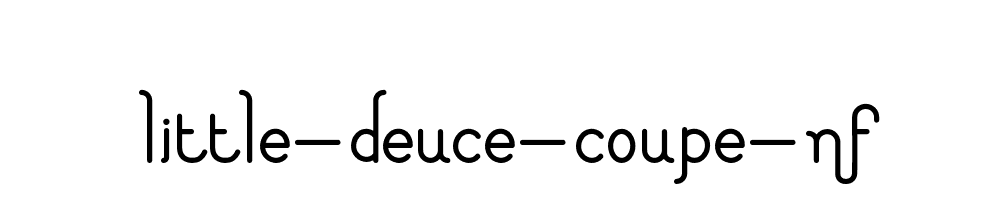 Little Deuce Coupe Nf