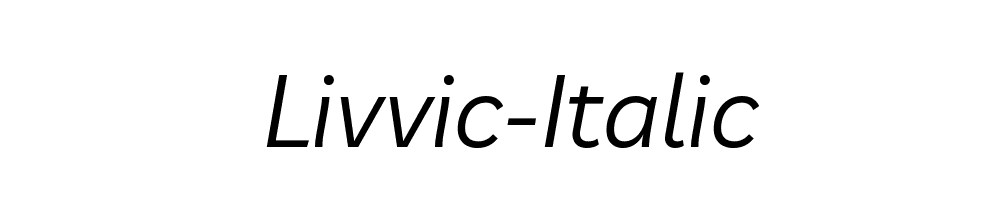 Livvic-Italic