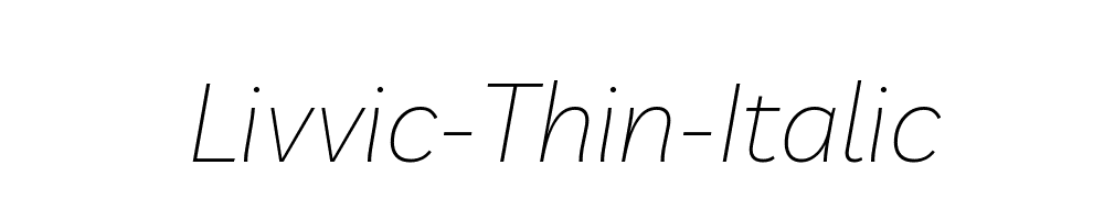 Livvic-Thin-Italic