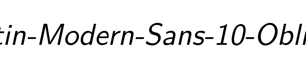 Latin-Modern-Sans-10-Oblique