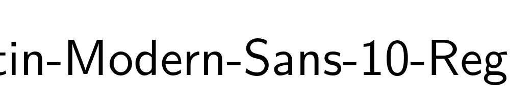 Latin-Modern-Sans-10-Regular