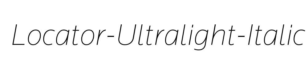 Locator-Ultralight-Italic