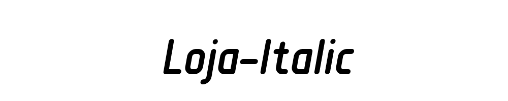 Loja-Italic