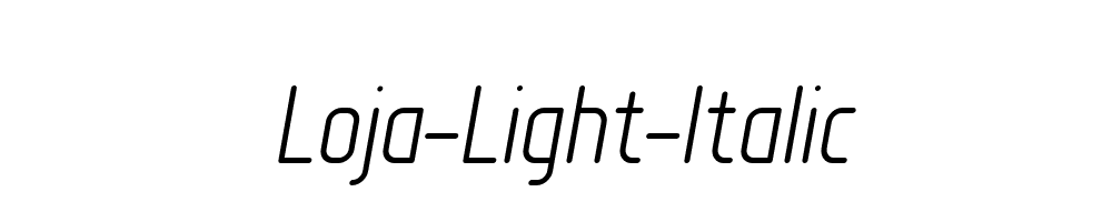 Loja-Light-Italic