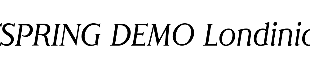  DEMO Londinia Italic