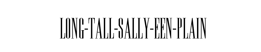 Long-Tall-Sally-EEN-Plain