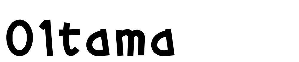 01tama font family download free