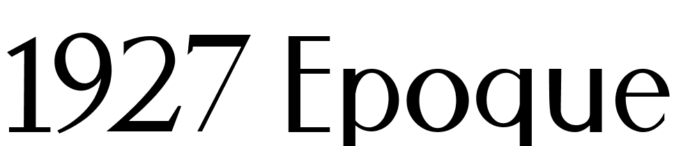 1927-Epoque font family download free