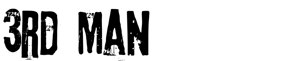 3rd-Man font family download free