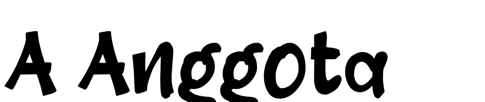 a_anggota font family download free