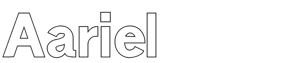 aariel font family download free