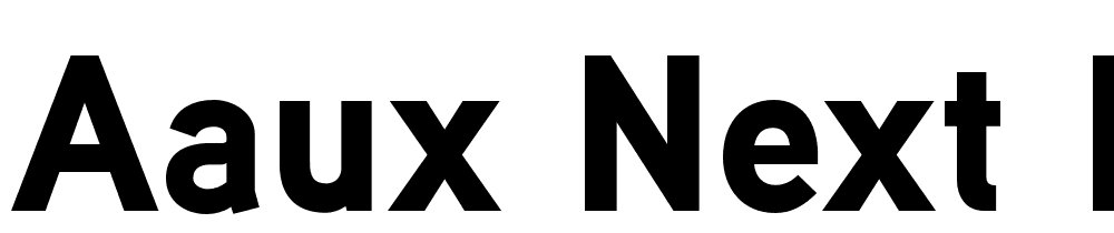 Aaux-Next-Black font family download free