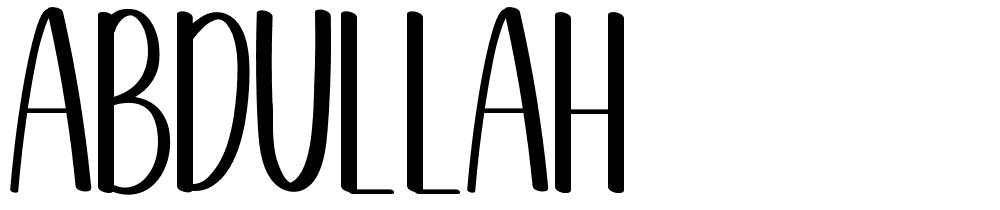 Abdullah font family download free