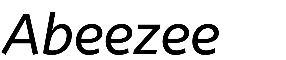 abeezee font family download free