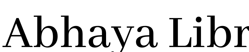 Abhaya-Libre-Medium font family download free