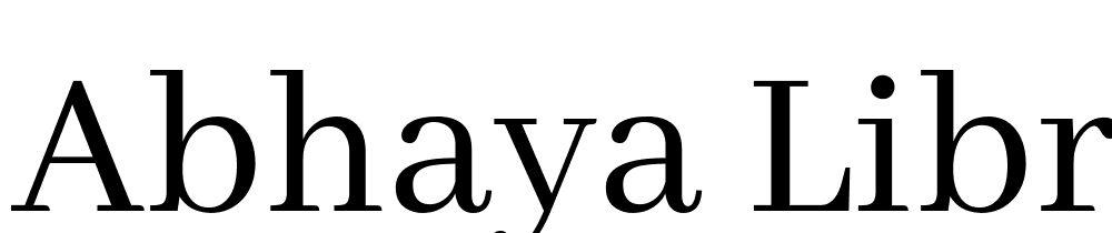 Abhaya-Libre-Regular font family download free