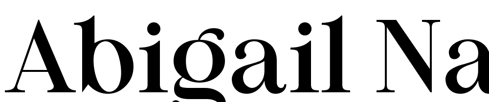 Abigail-Nagita font family download free