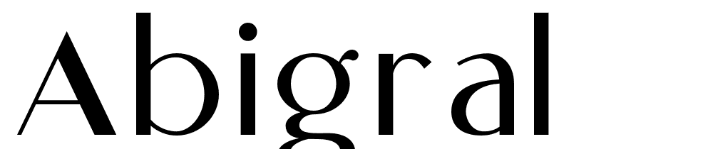 Abigral font family download free