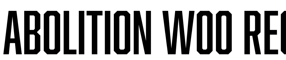 Abolition W00-Regular font family download free