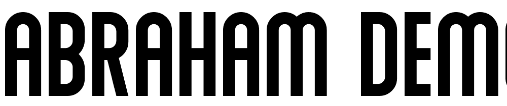 Abraham-Demo font family download free