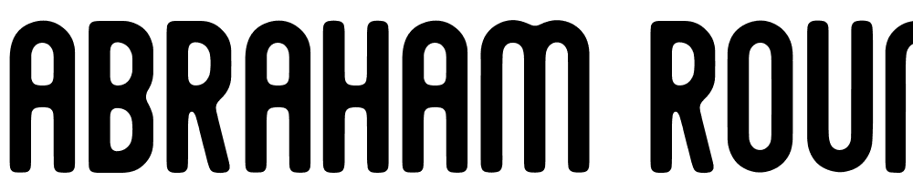 Abraham-Rounded-Demo-Rounded font family download free