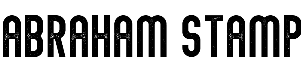 Abraham-Stamp-Demo-Stamp font family download free