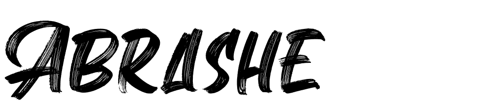 Abrashe font family download free