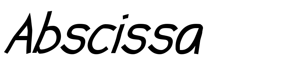 abscissa font family download free