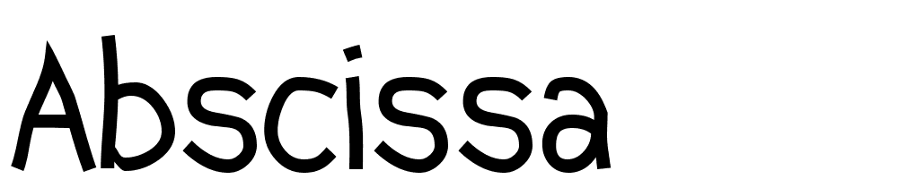 Abscissa font family download free