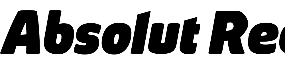 Absolut-Reduced-Black-Italic font family download free