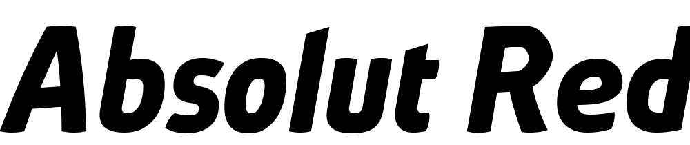 Absolut-Reduced-Bold-Italic font family download free