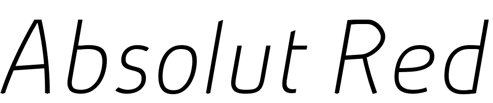 Absolut-Reduced-Thin-Italic font family download free