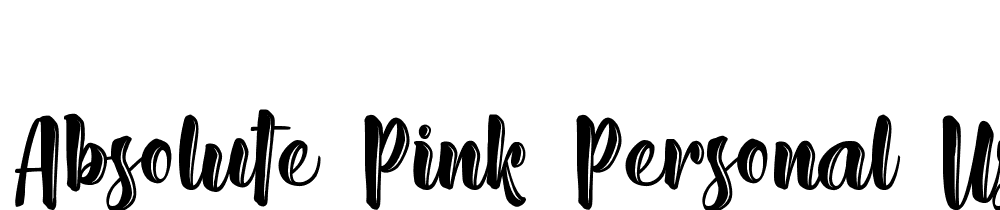 Absolute Pink-Personal Use font family download free