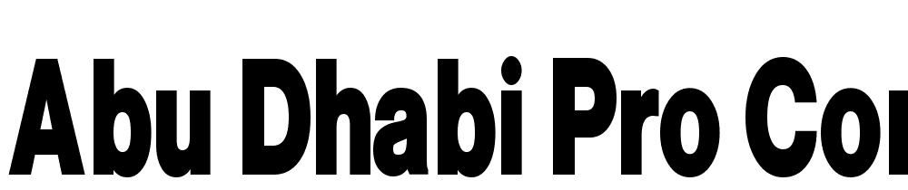 Abu-Dhabi-Pro.-Condenced font family download free