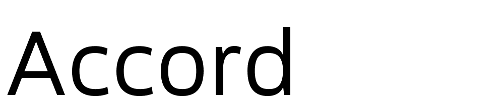 Accord font family download free