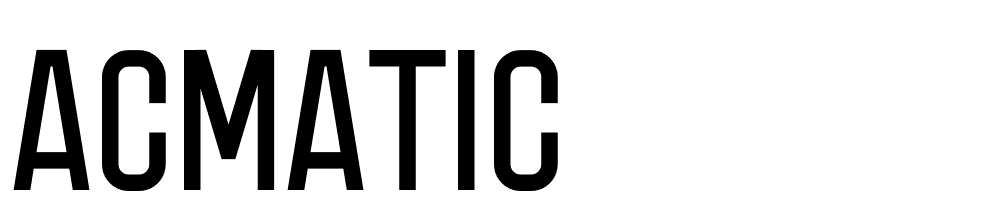 acmatic font family download free