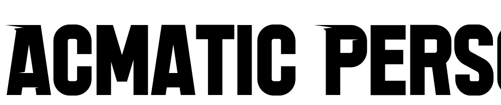 Acmatic-Personal font family download free